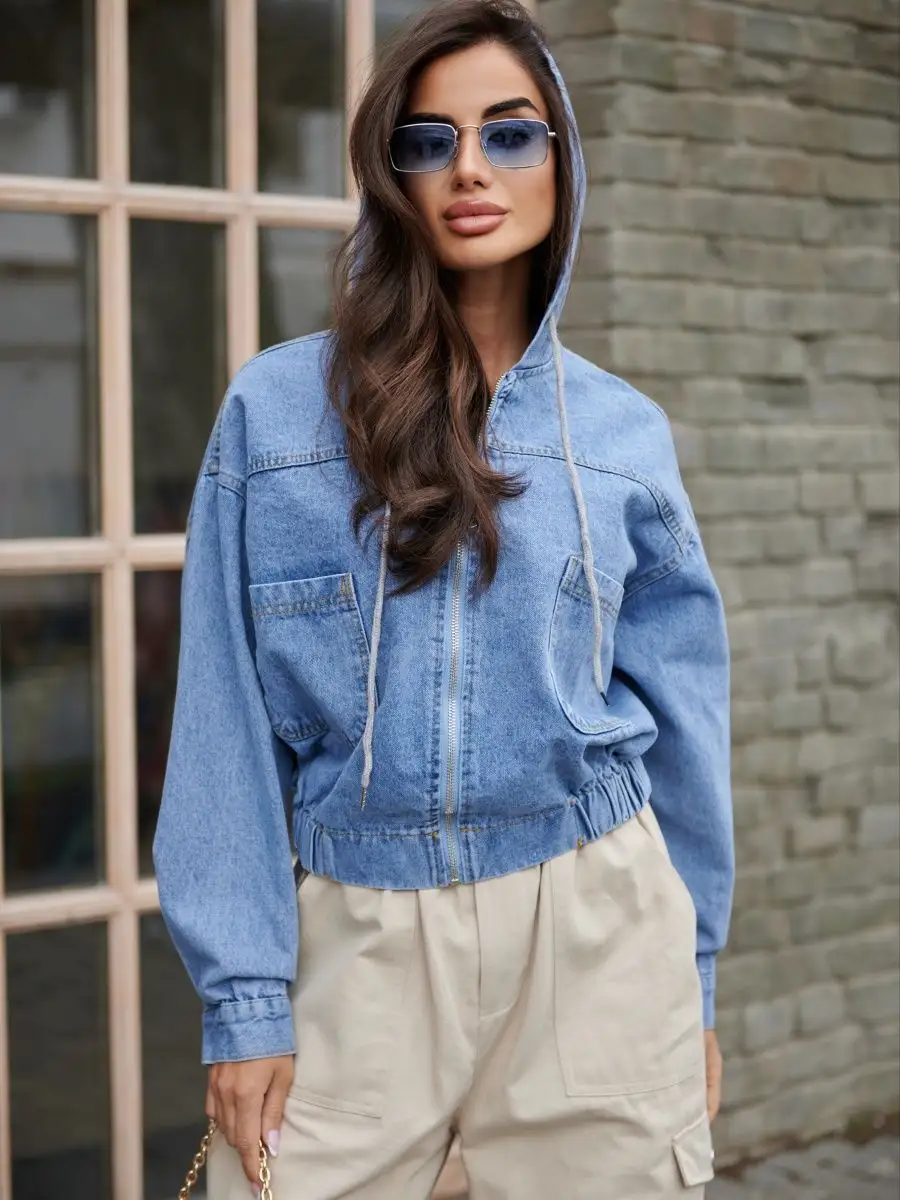 Куртка джинсовая оверсайз