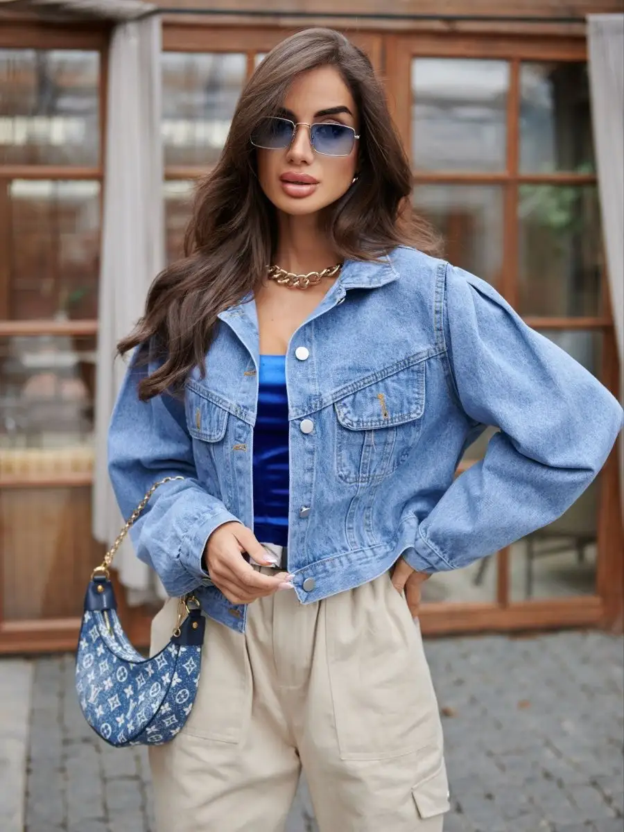 Куртка джинсовая оверсайз