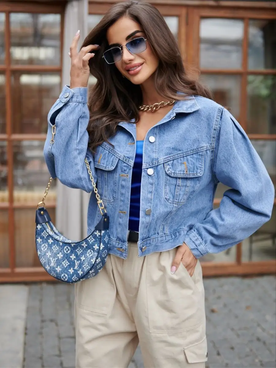 Куртка джинсовая оверсайз