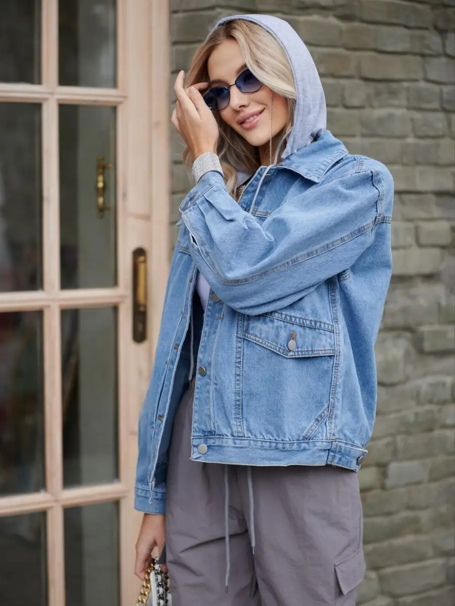 Куртка джинсовая оверсайз