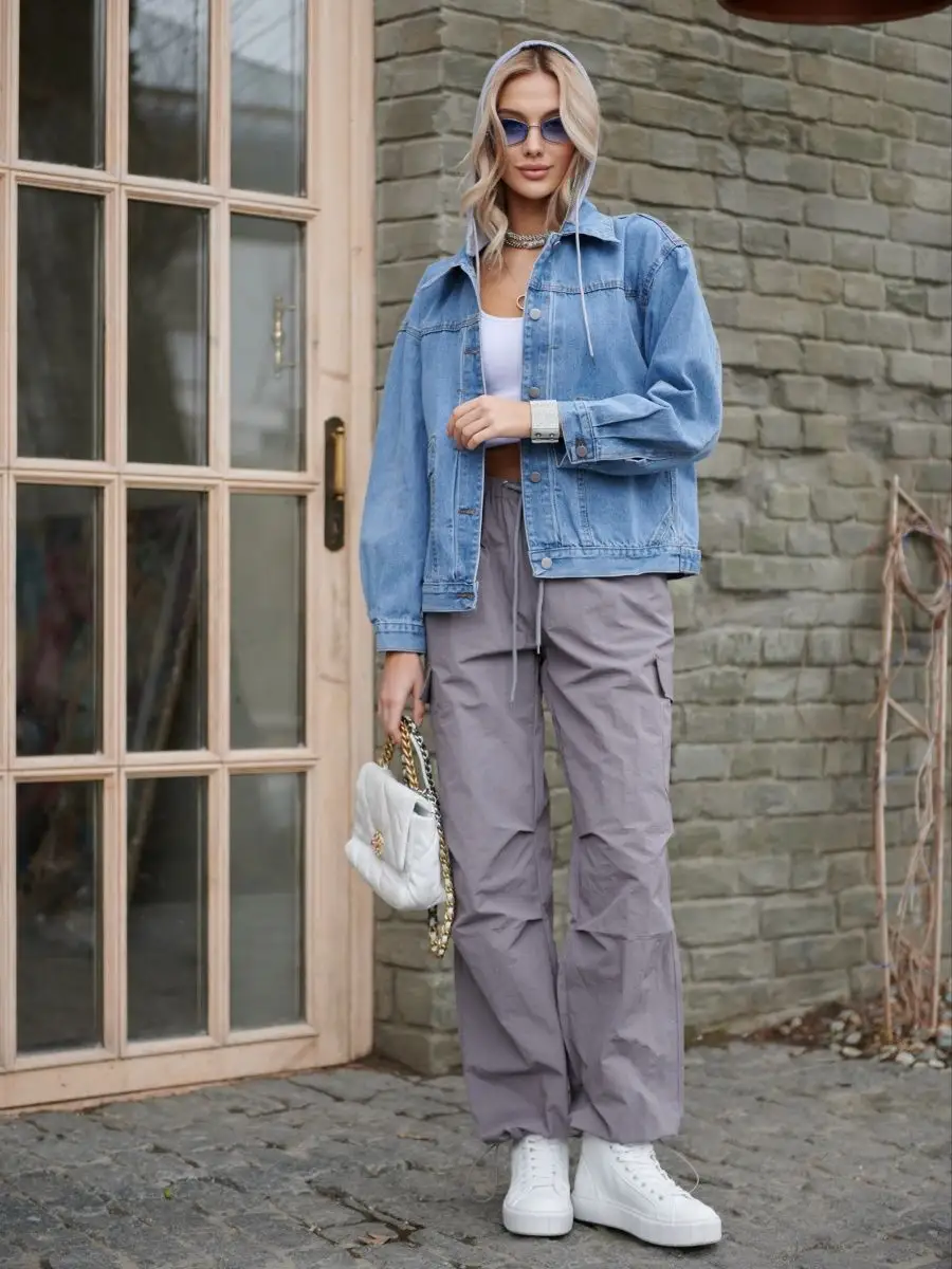 Куртка джинсовая оверсайз