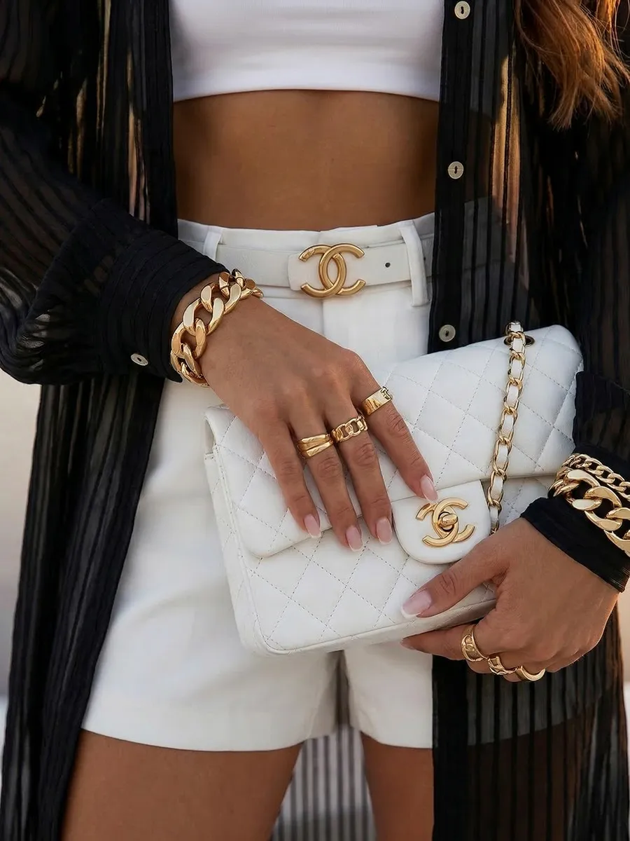 Рубашка оверсайз удлиненная в полоску