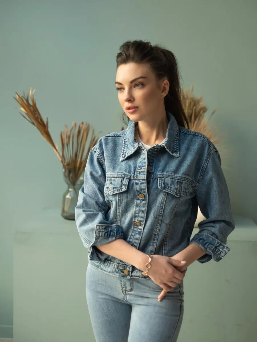 Джинсовая куртка женская демисезонная