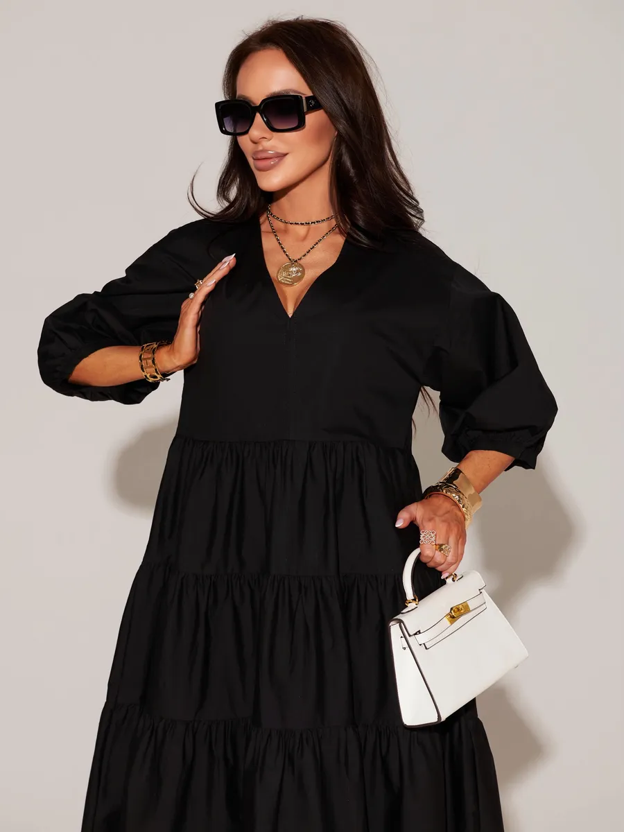 Платье длинное больших размеров