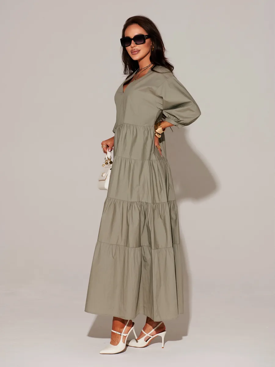 Платье длинное больших размеров