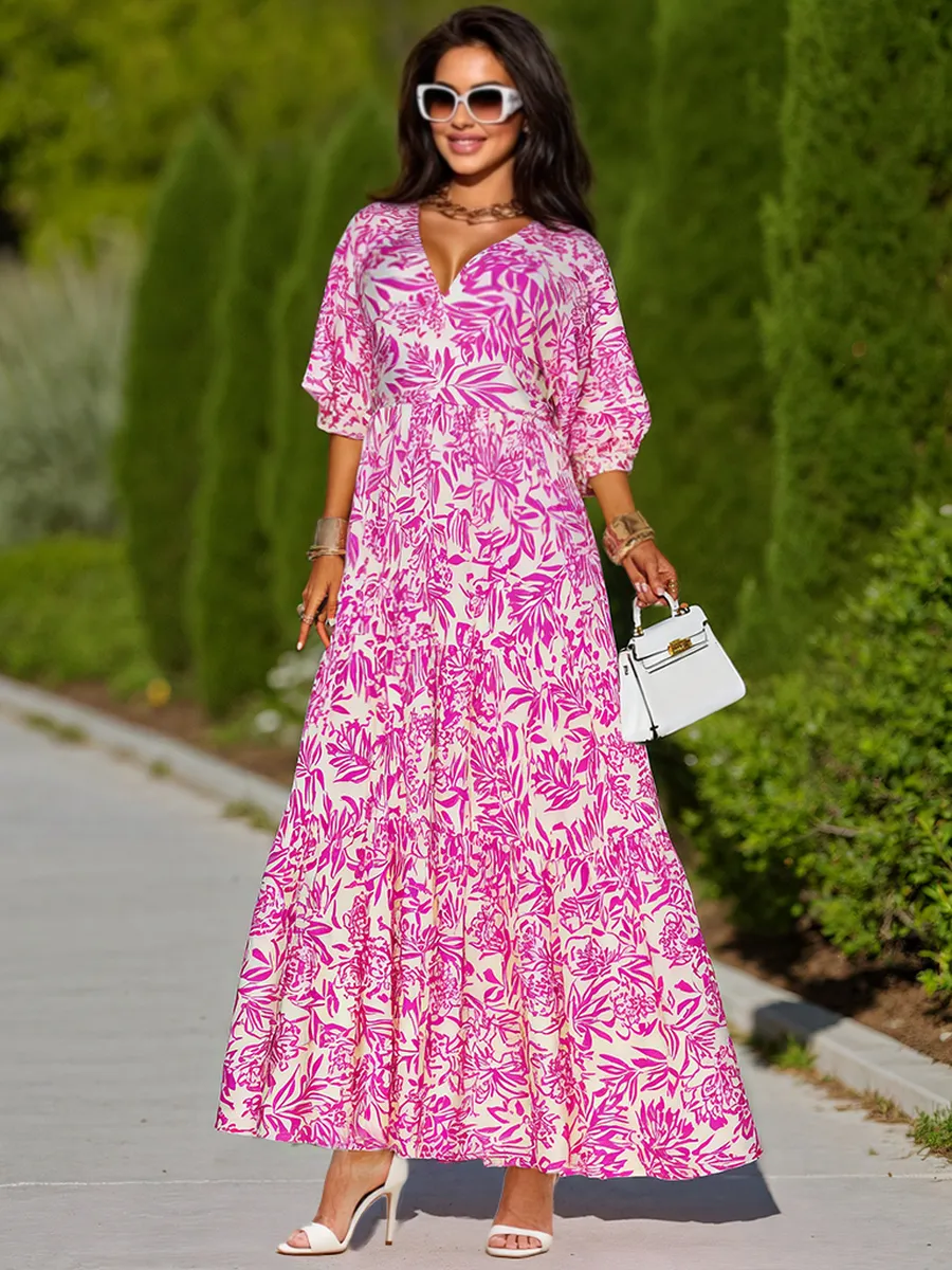 Платье длинное больших размеров