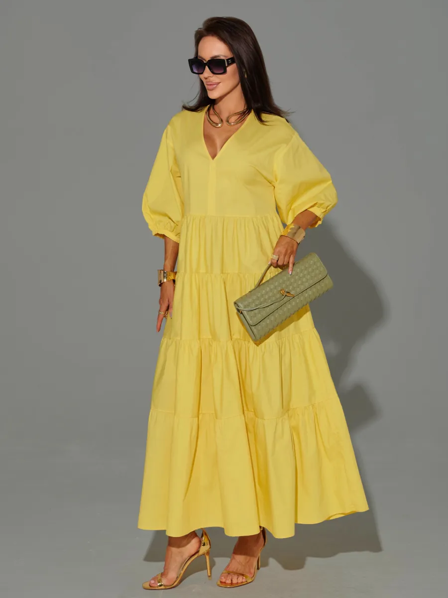 Платье длинное больших размеров