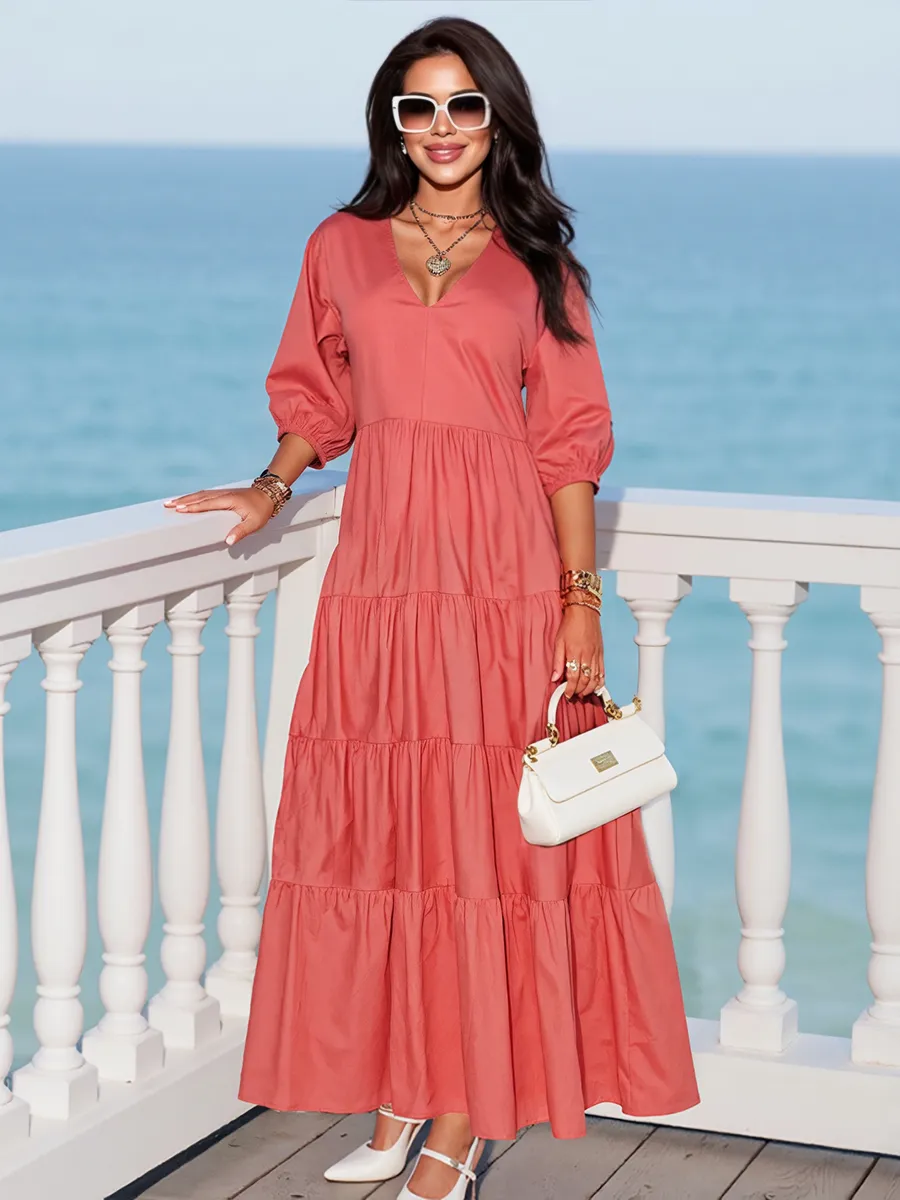 Платье длинное больших размеров