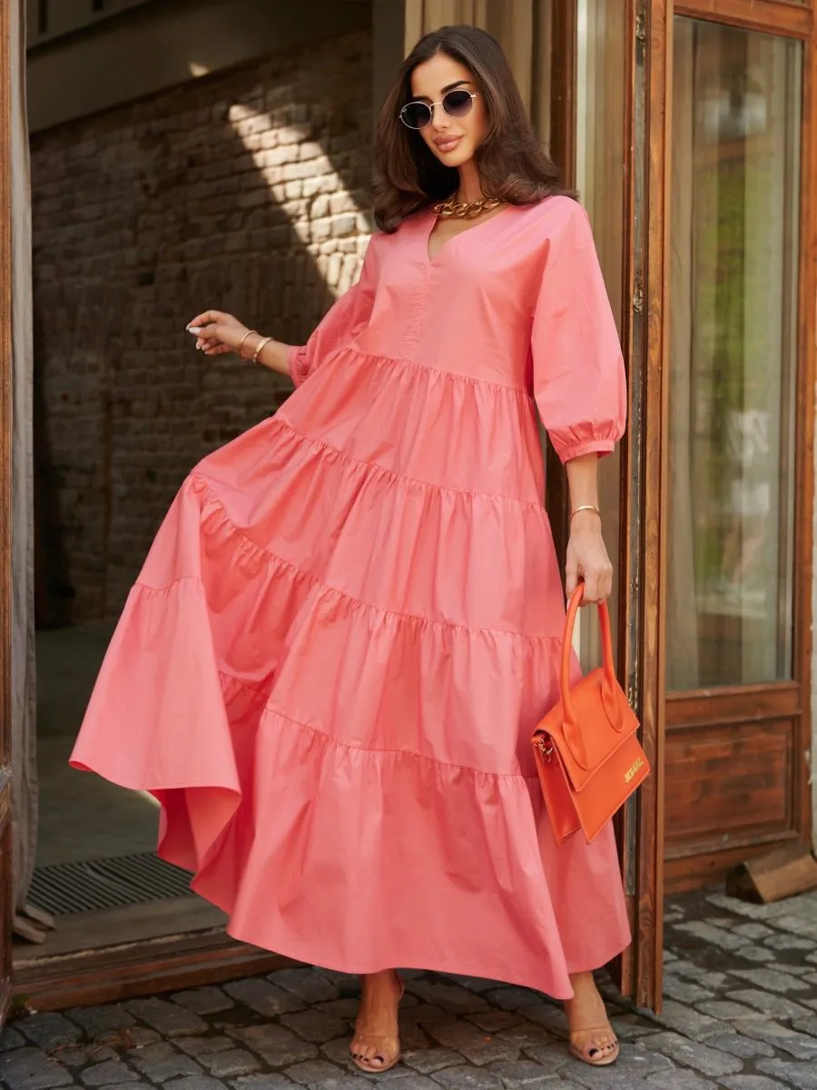 Платье длинное больших размеров