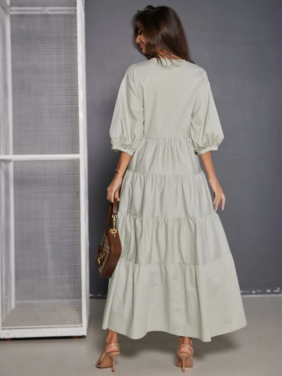 Мятное платье длинное больших размеров