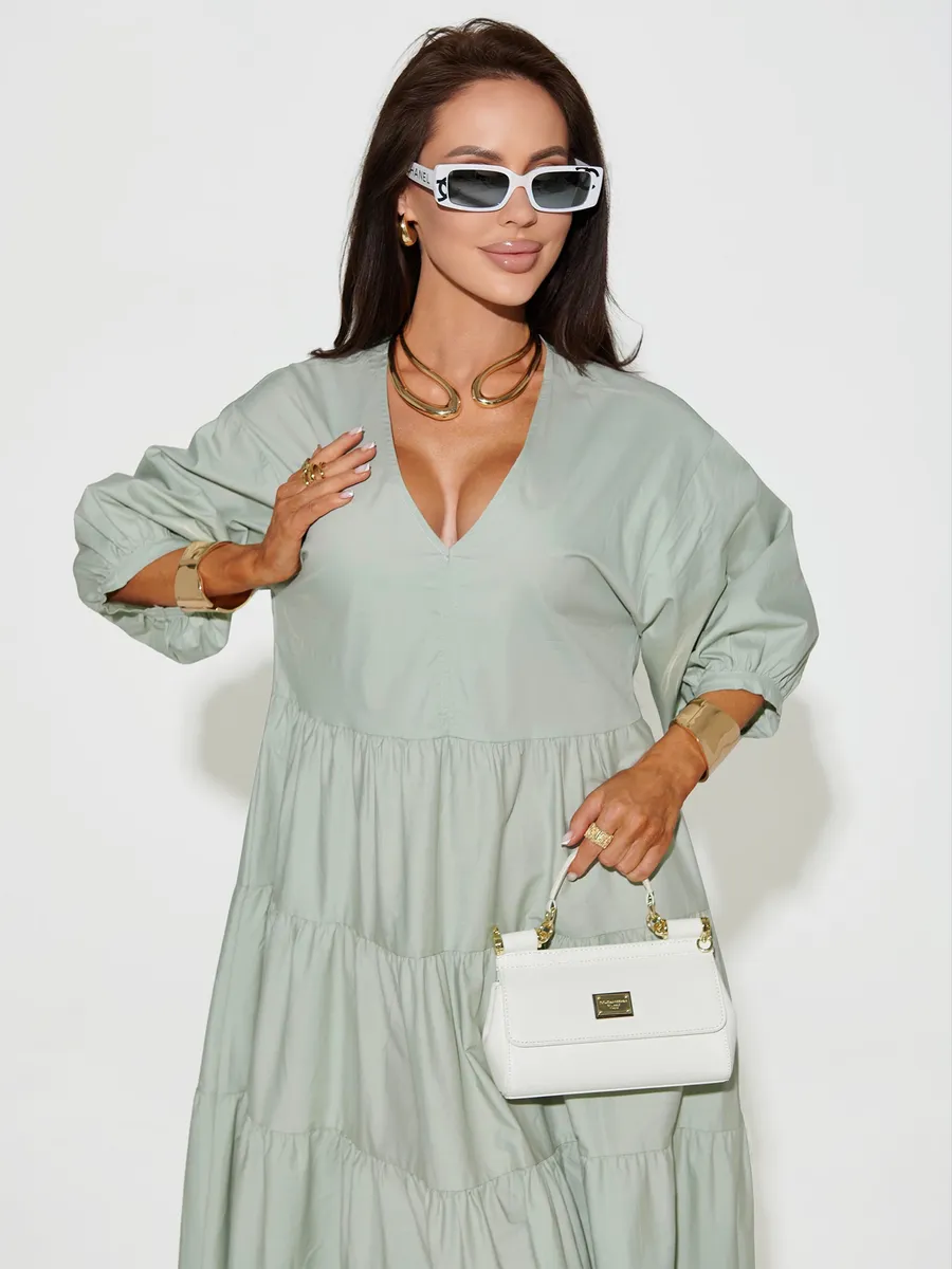 Платье длинное больших размеров