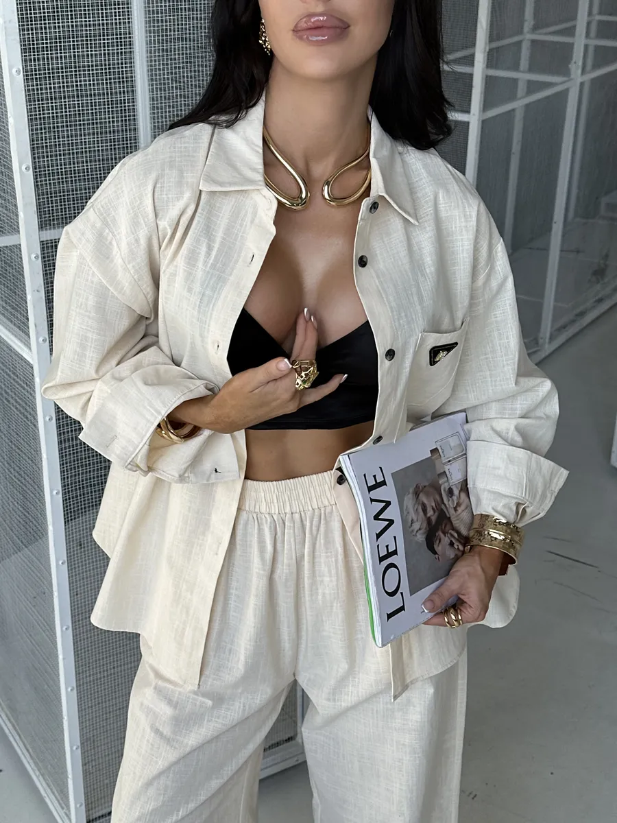 Костюм брючный летний