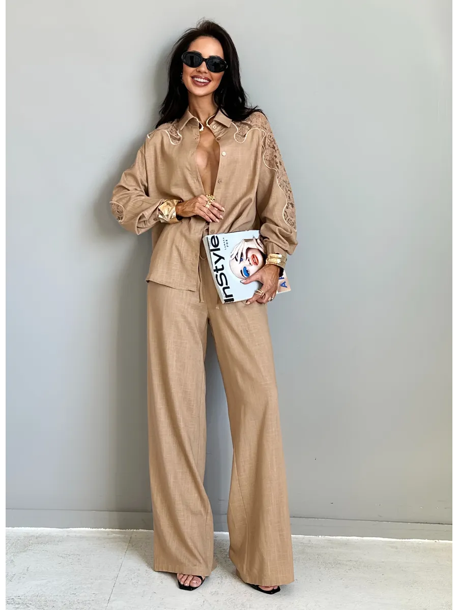 Капучино костюм женский брючный