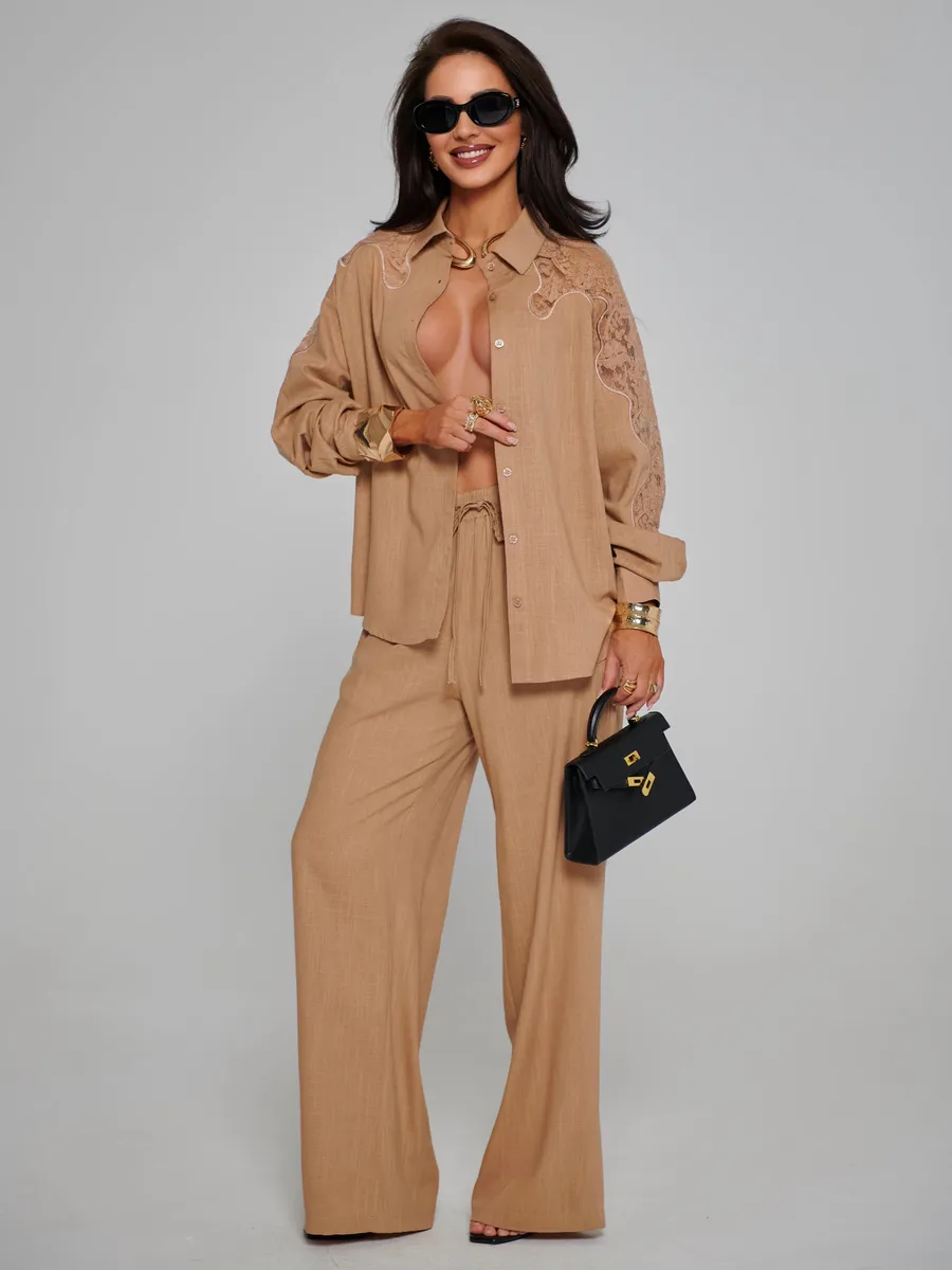 Капучино костюм женский брючный