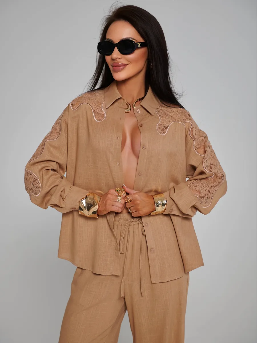 Капучино костюм женский брючный