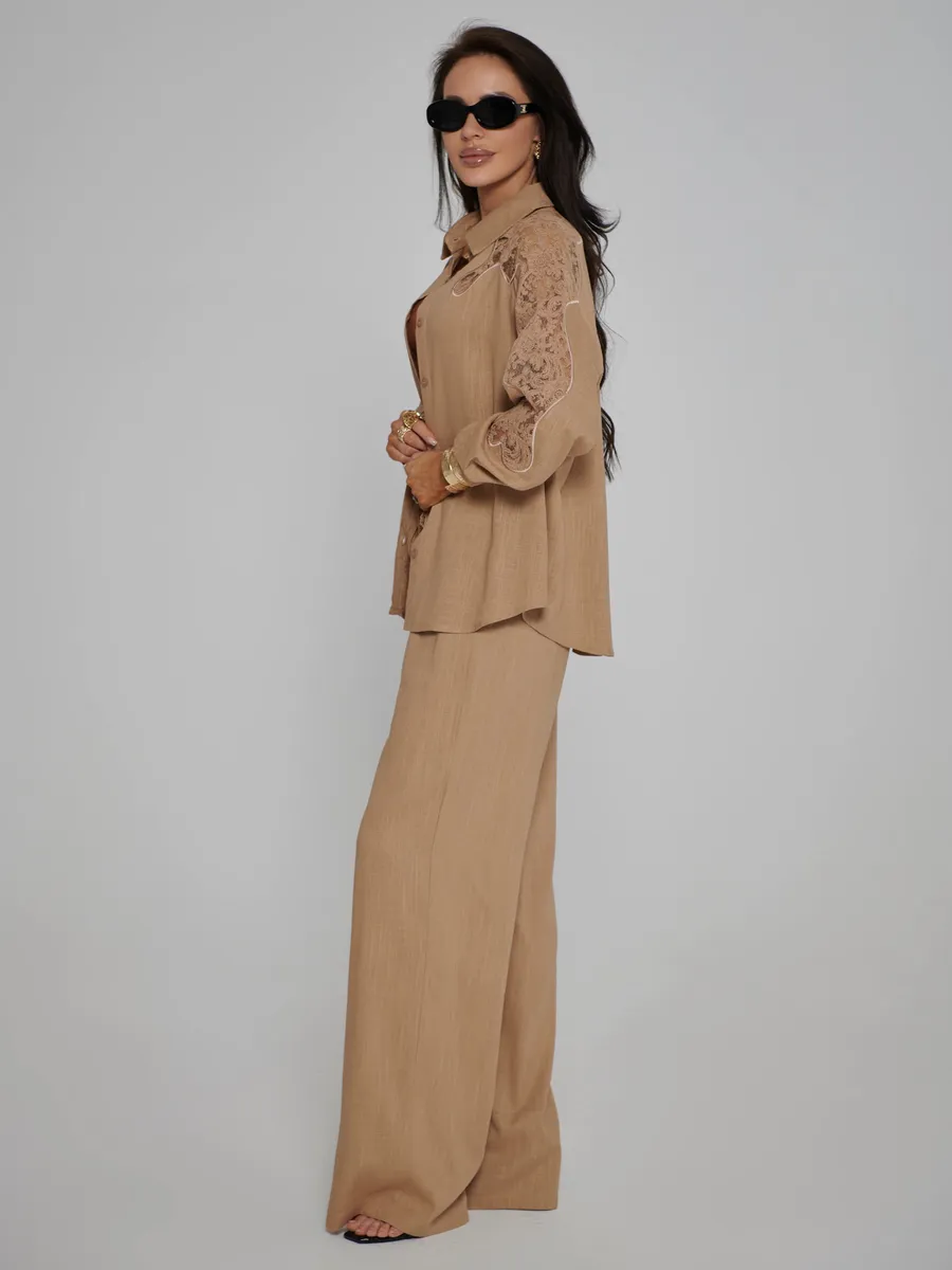 Капучино костюм женский брючный