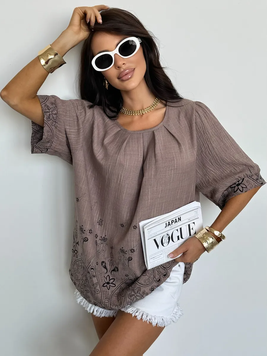 Блузка летняя нарядная