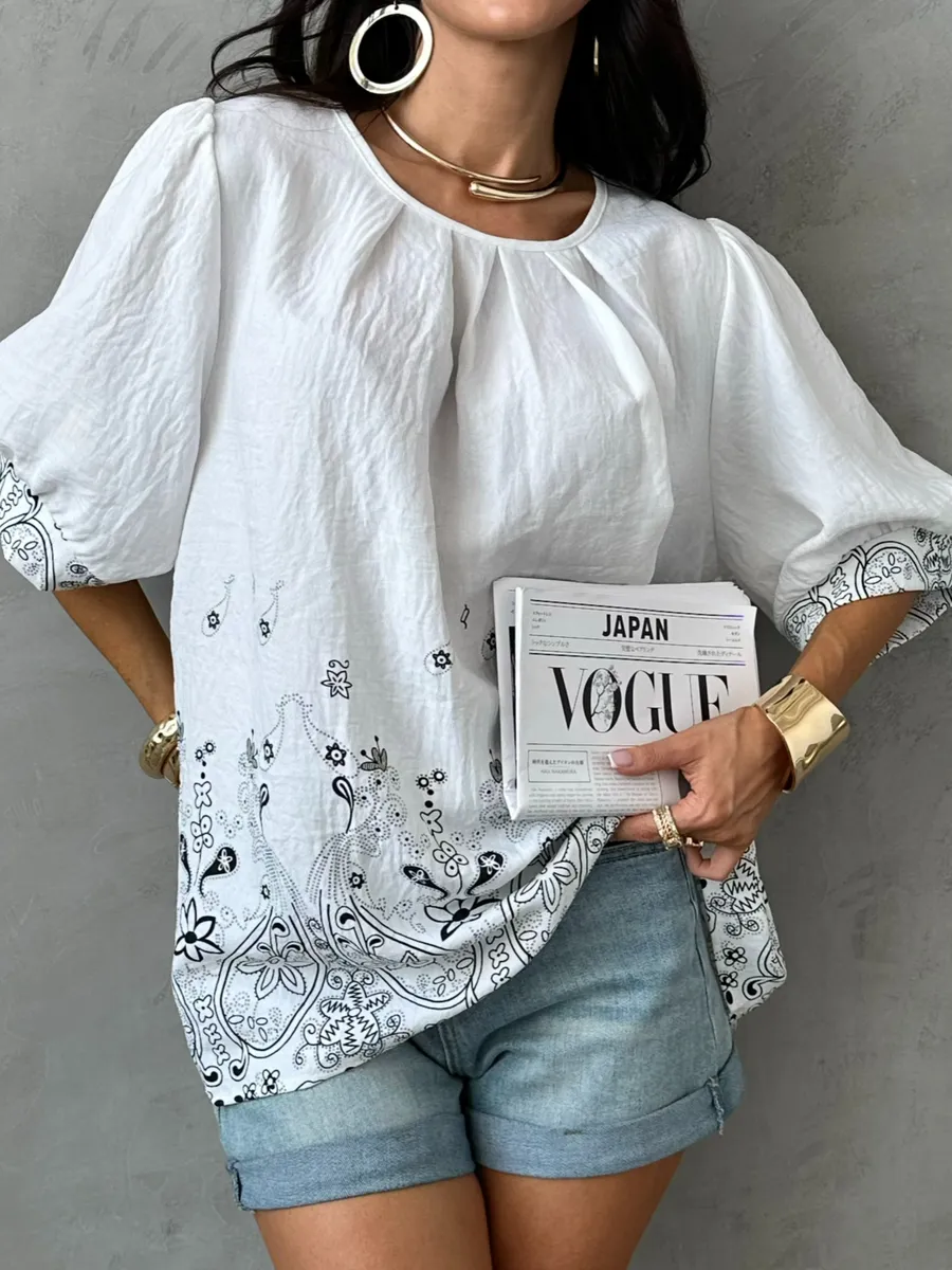 Белая блузка летняя нарядная