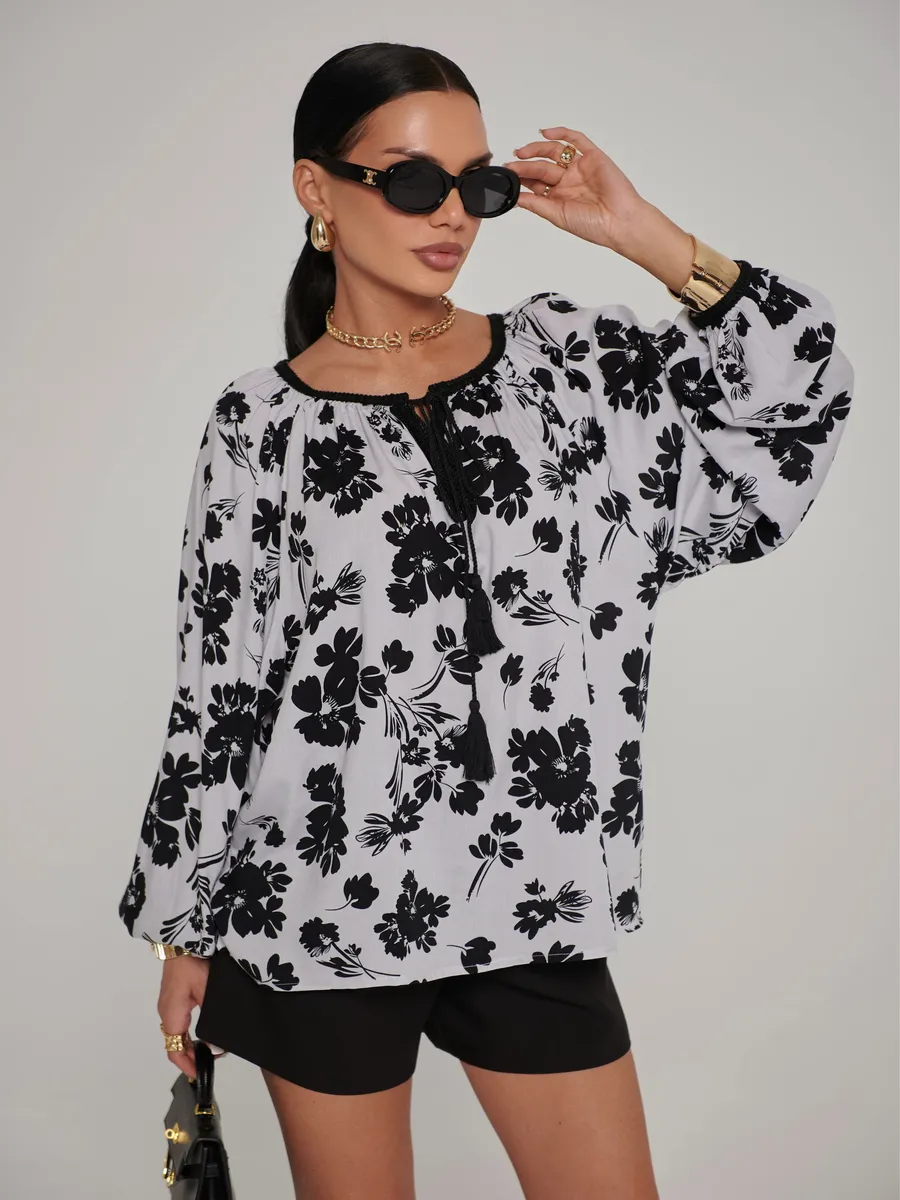 Черная блузка летняя нарядная