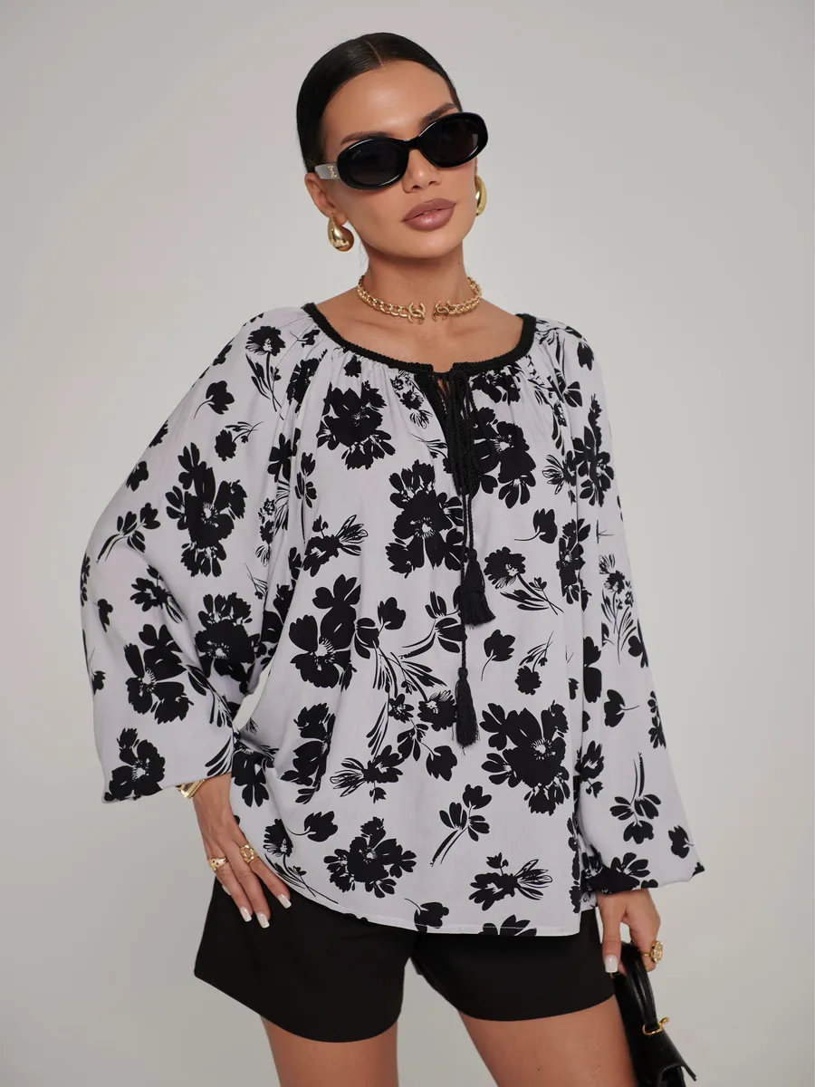 Черная блузка летняя нарядная