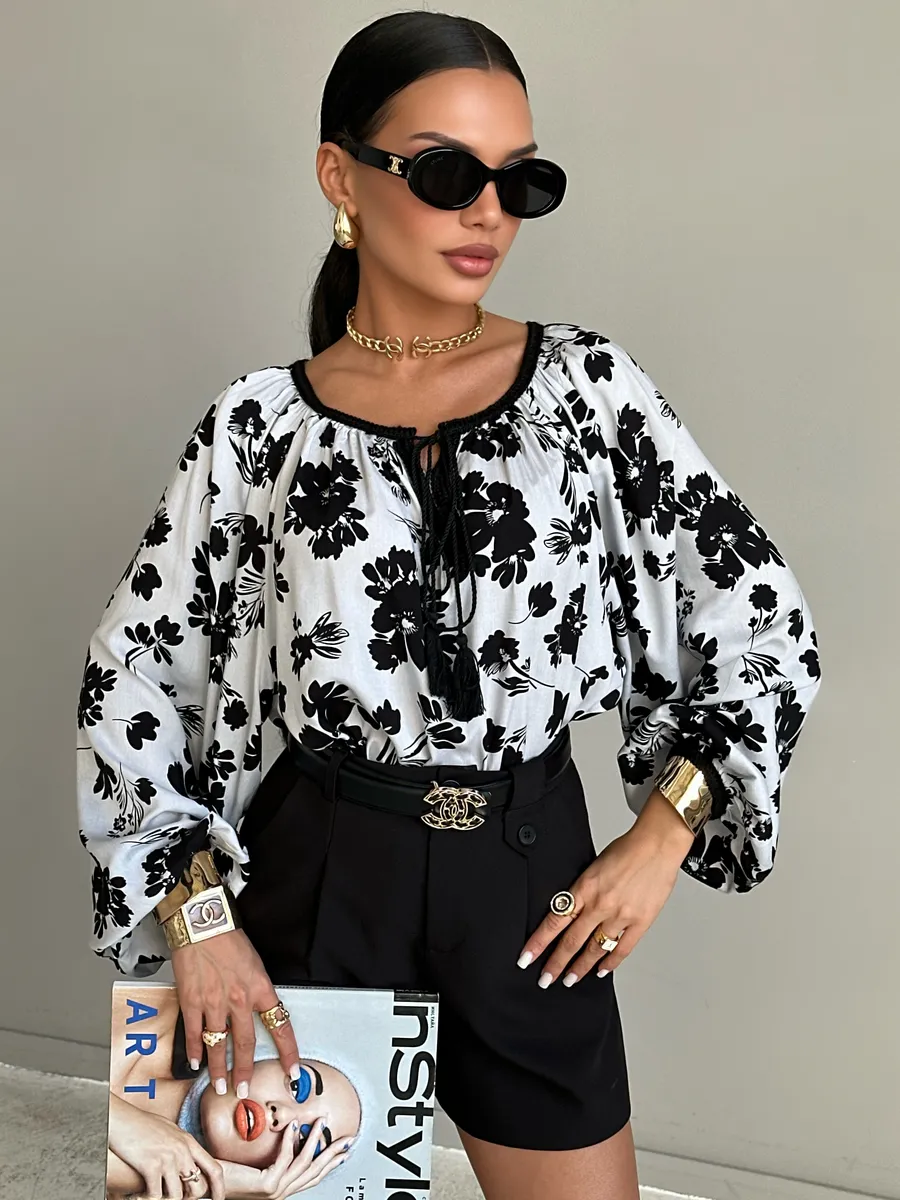 Черная блузка летняя нарядная