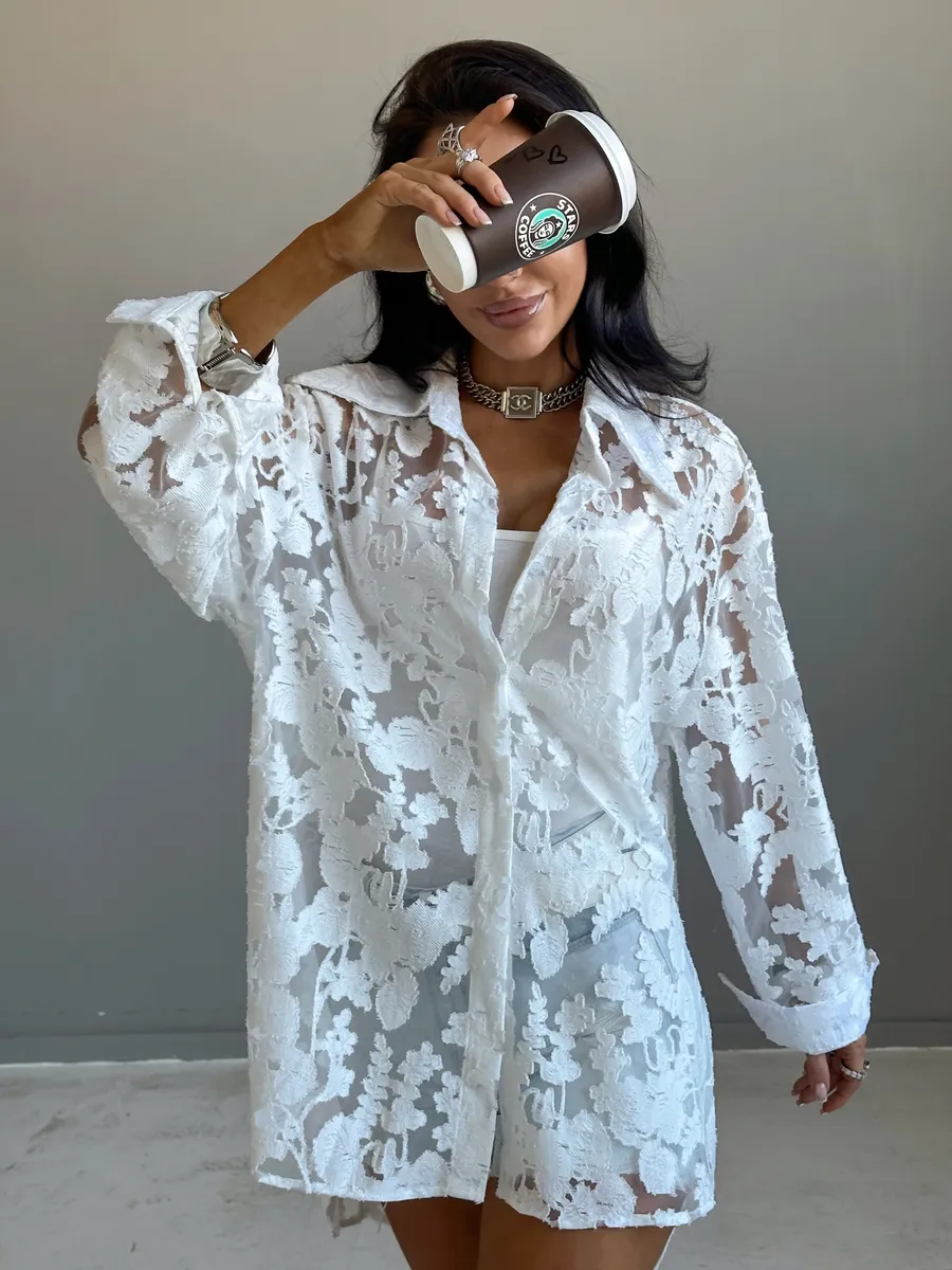 Белая блузка нарядная праздничная