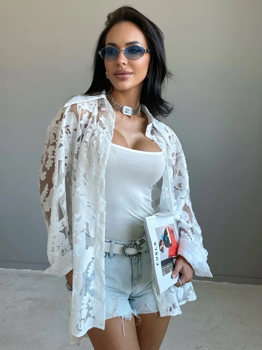 Белая блузка нарядная праздничная