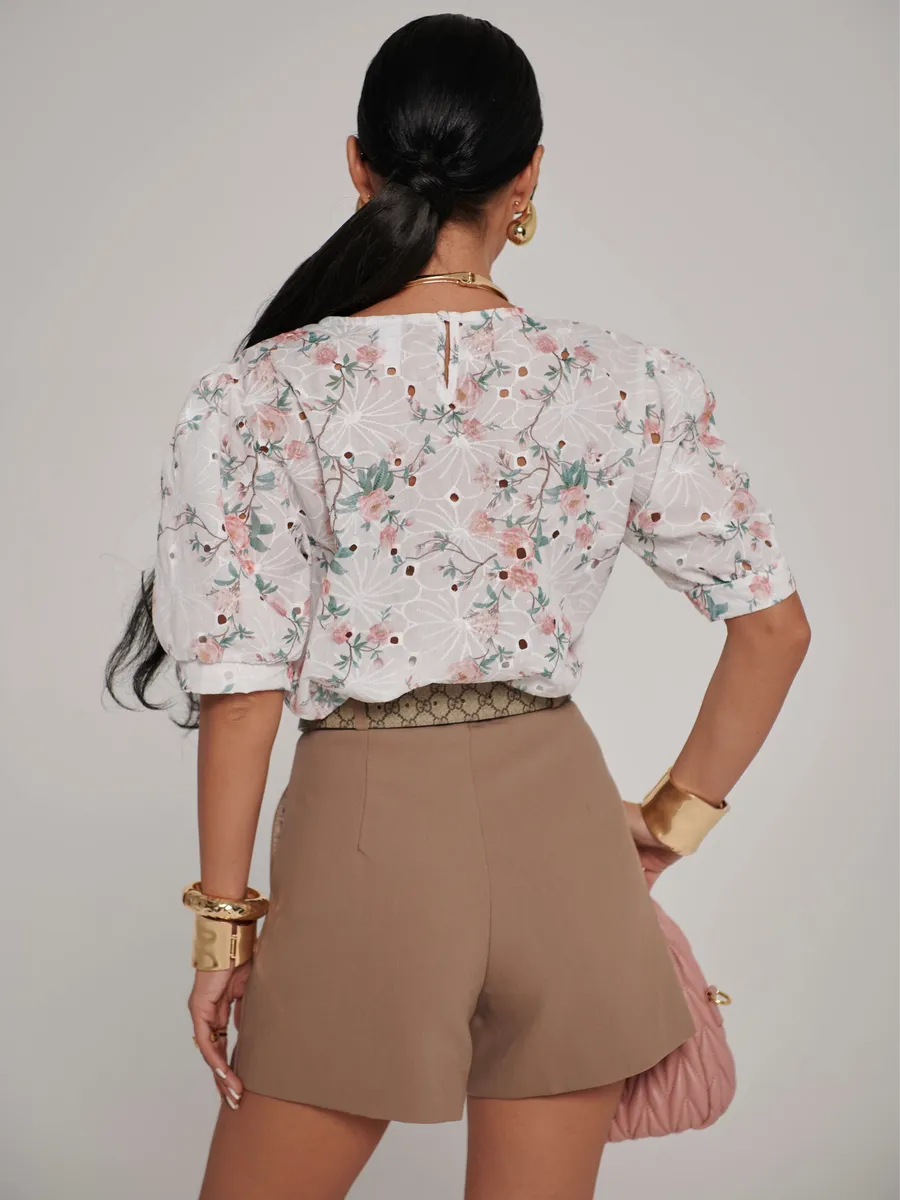 Белая блузка нарядная летняя