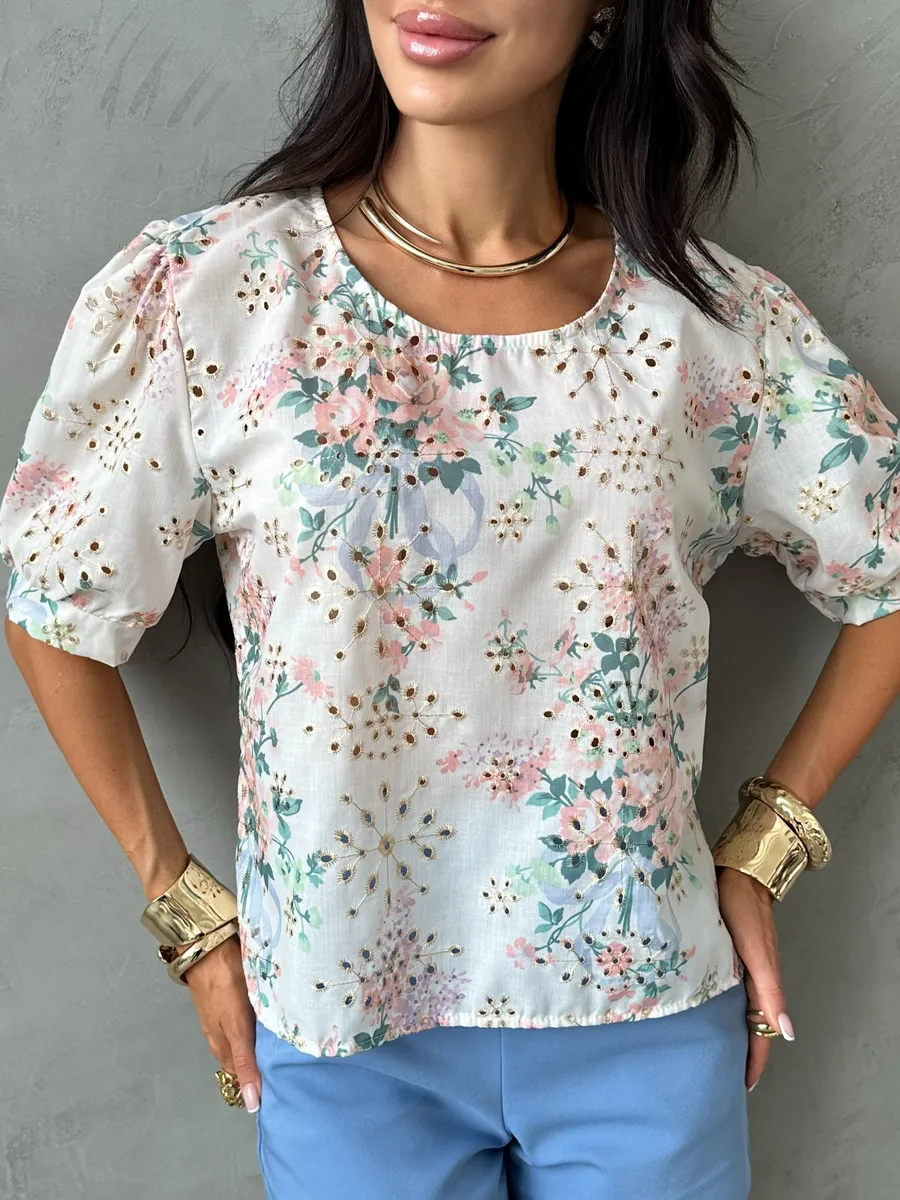 Блузка нарядная летняя