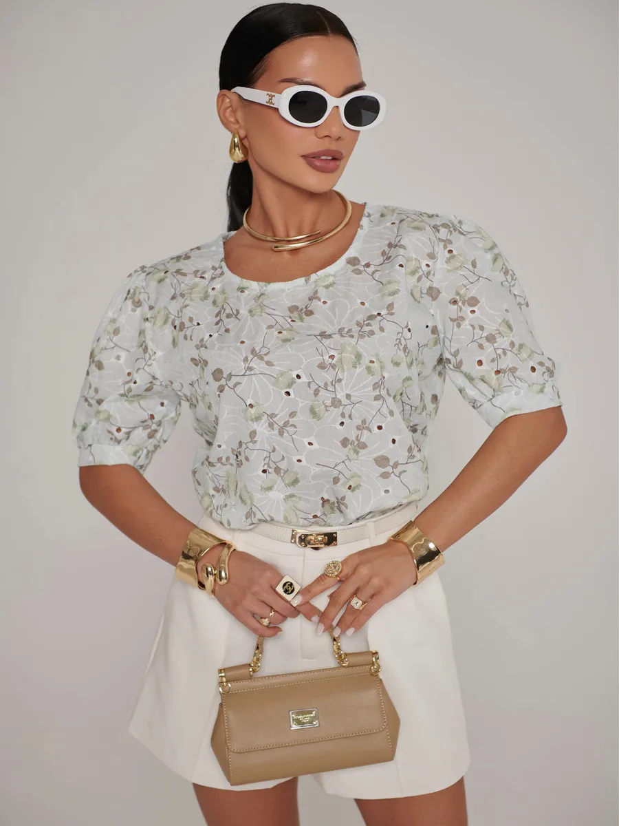 Тиффани блузка нарядная летняя