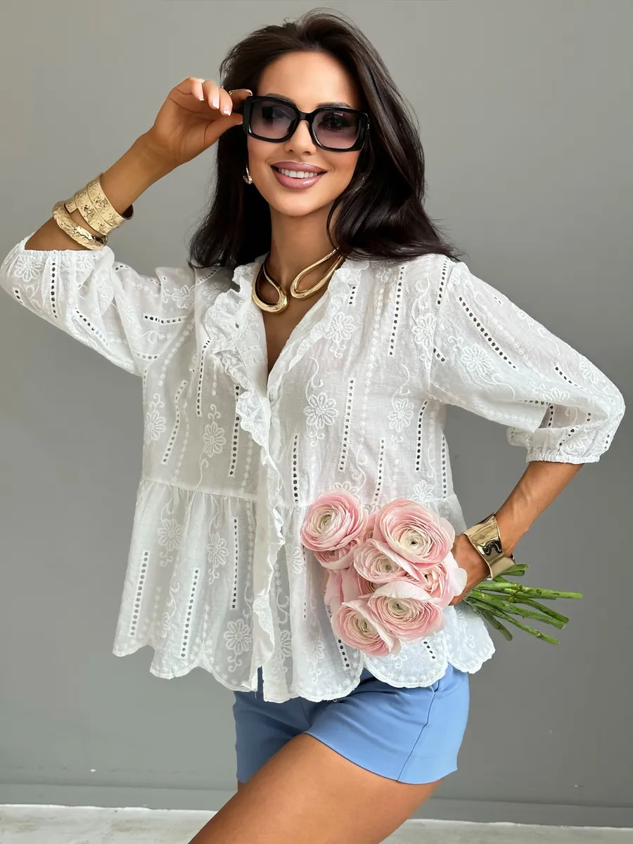 Блузка нарядная летняя