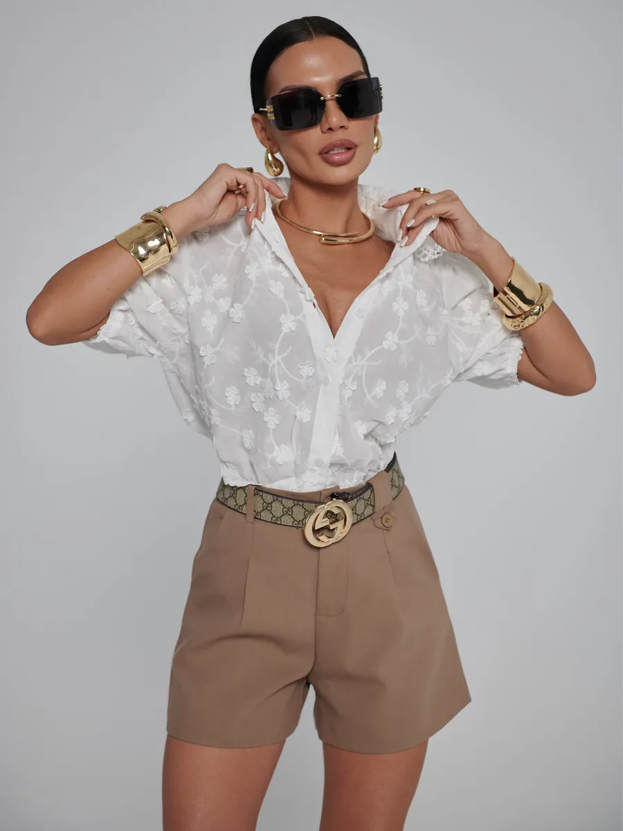 Белая блузка летняя нарядная