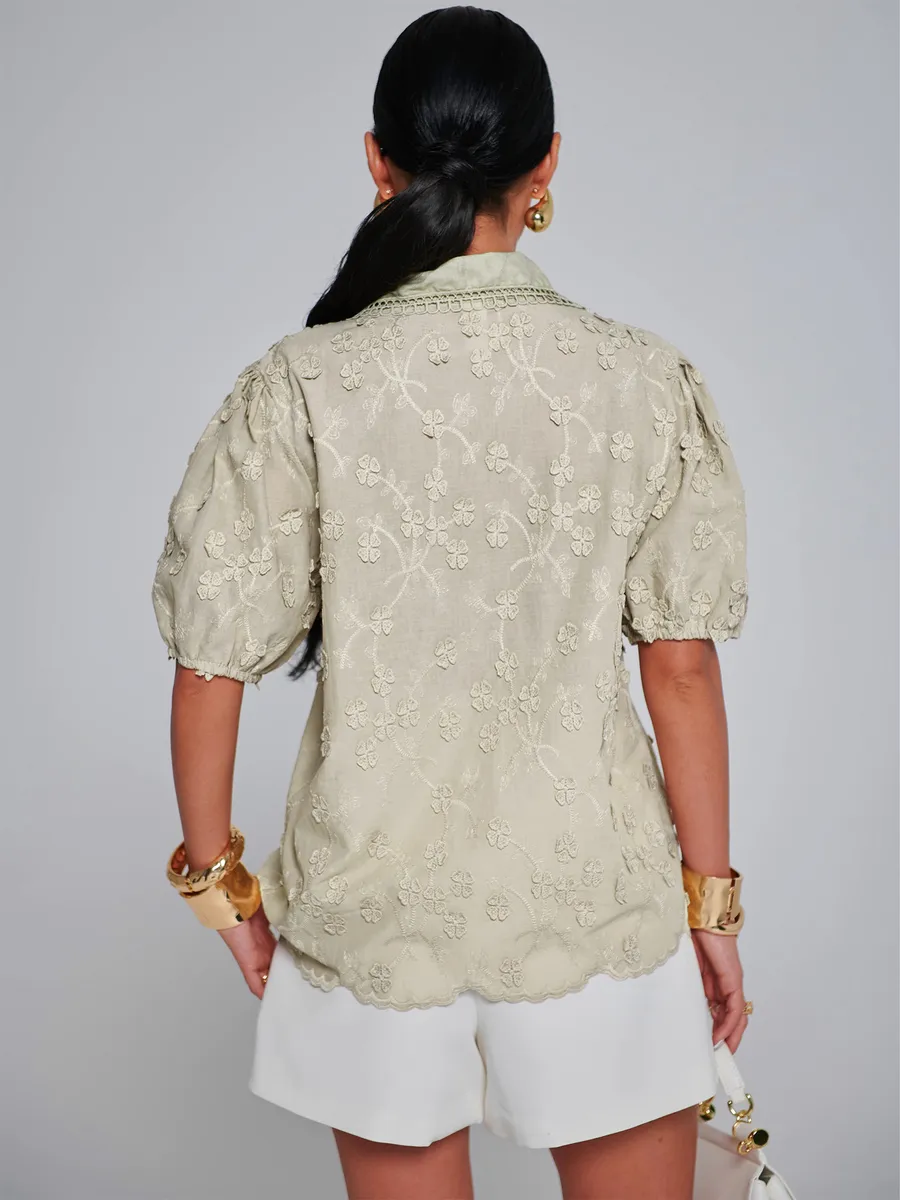 Бежевая блузка летняя нарядная