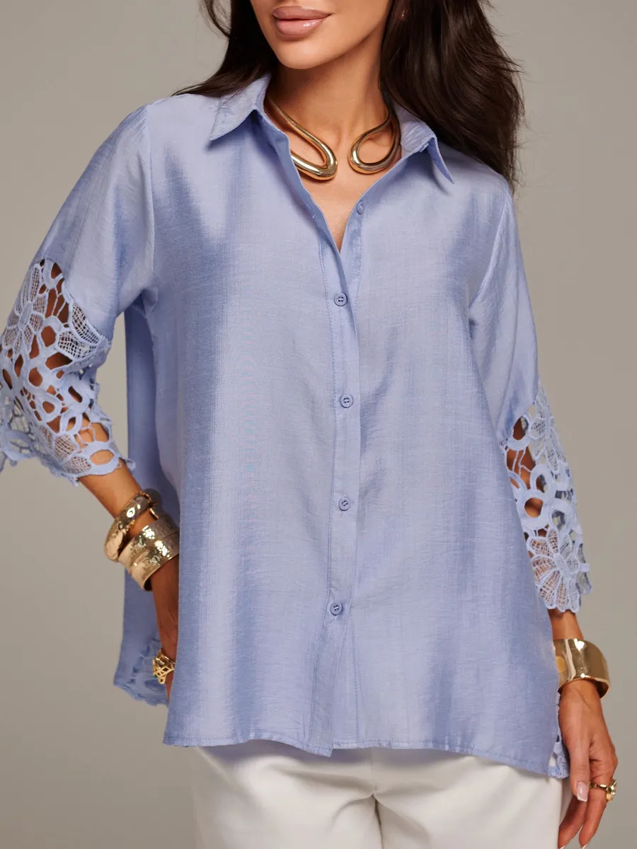 Синяя блузка нарядная праздничная