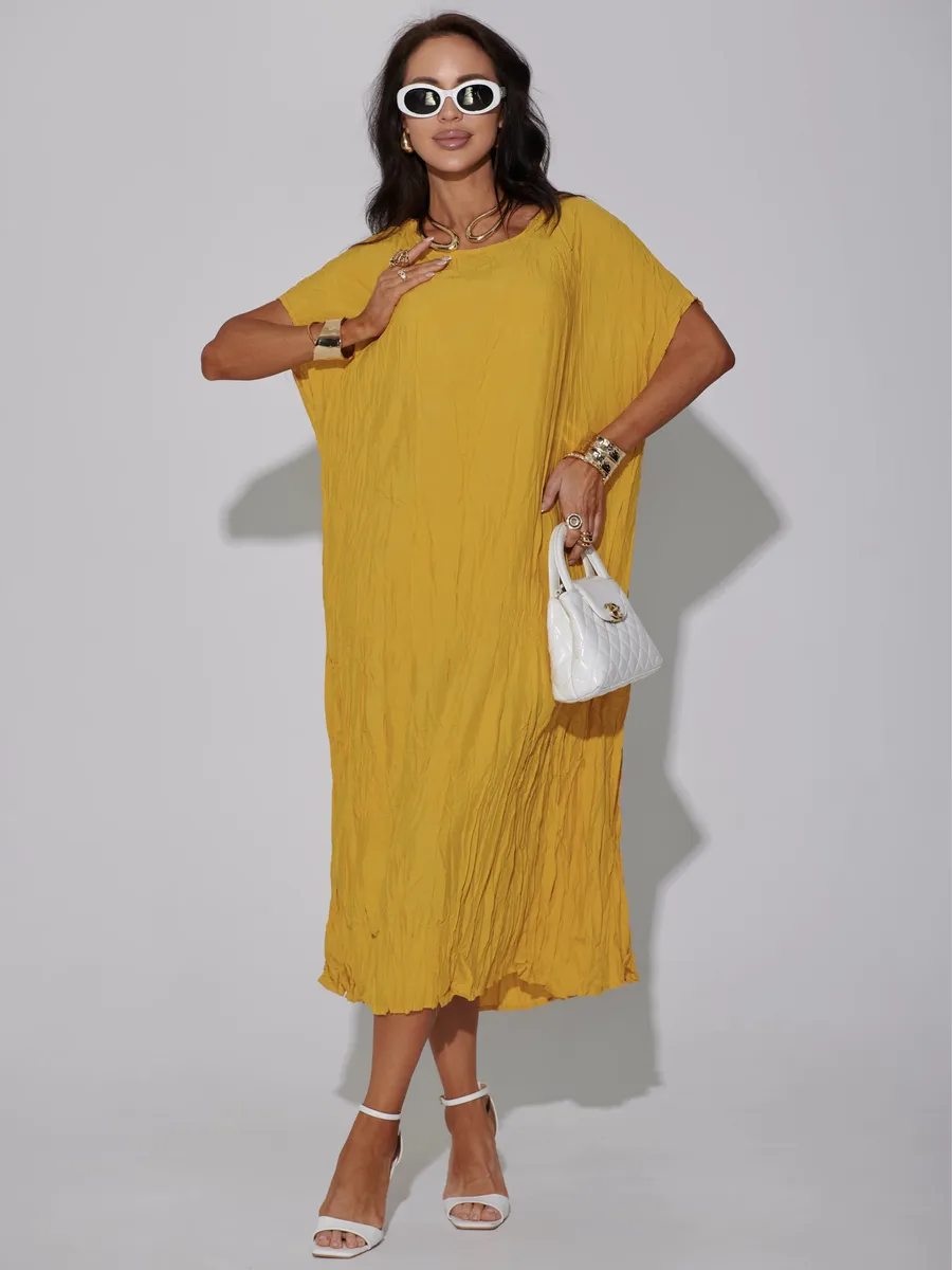 Желтое платье летнее легкое