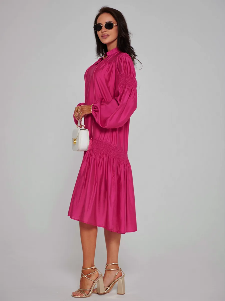 Фуксия платье праздничное летнее