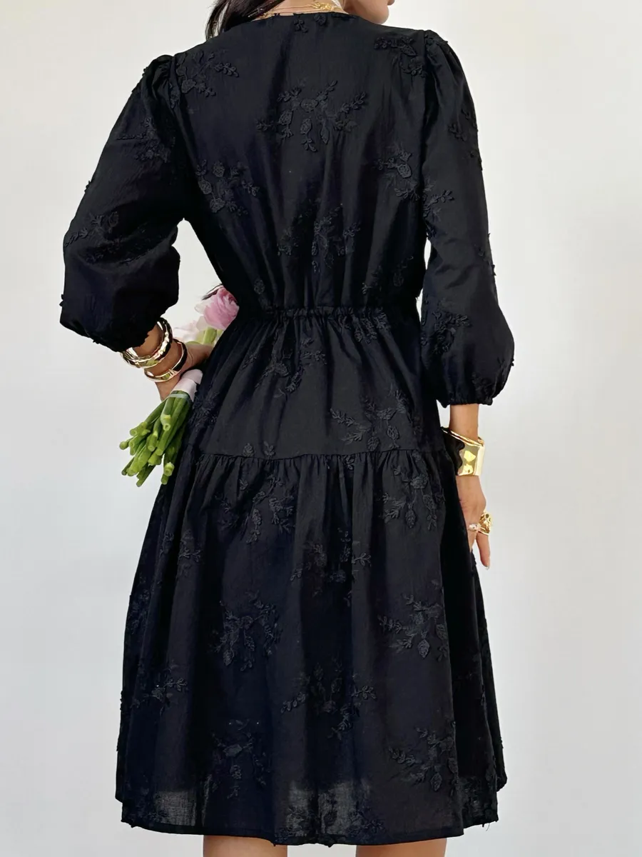 Черное платье летнее