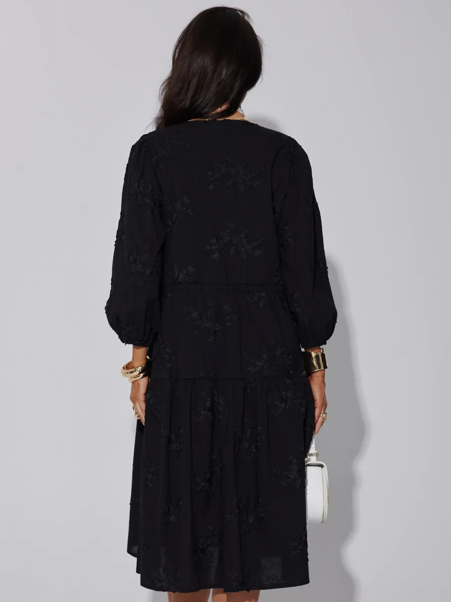 Черное платье летнее