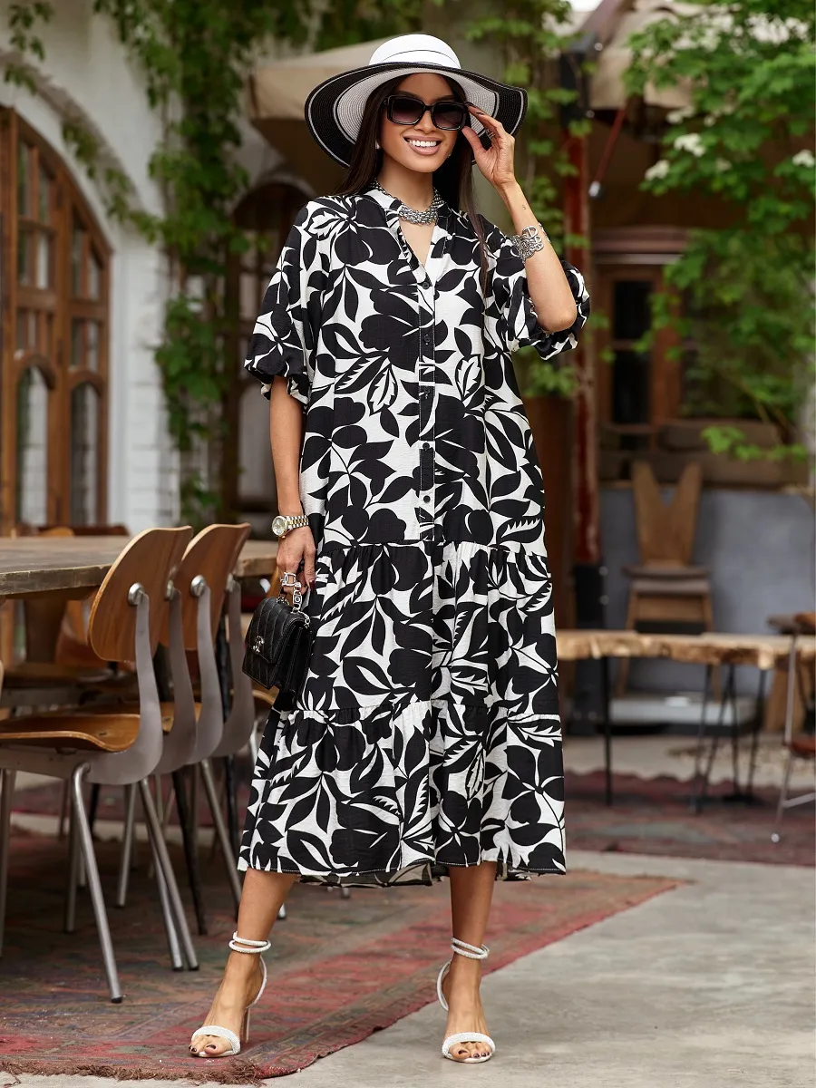 Черное платье летнее легкое