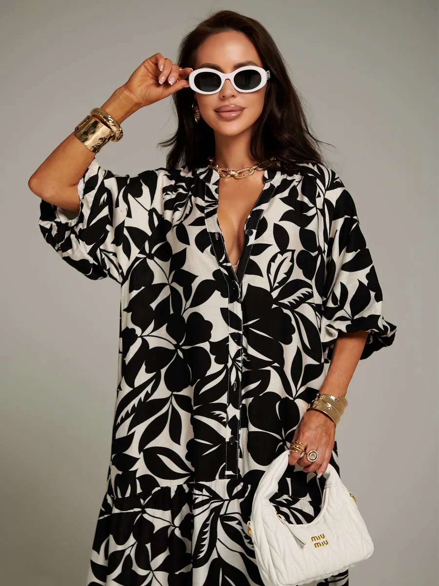 Черное платье летнее легкое