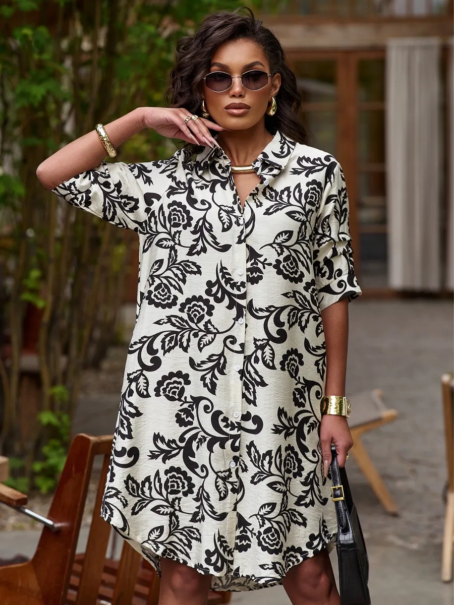 Черное платье летнее