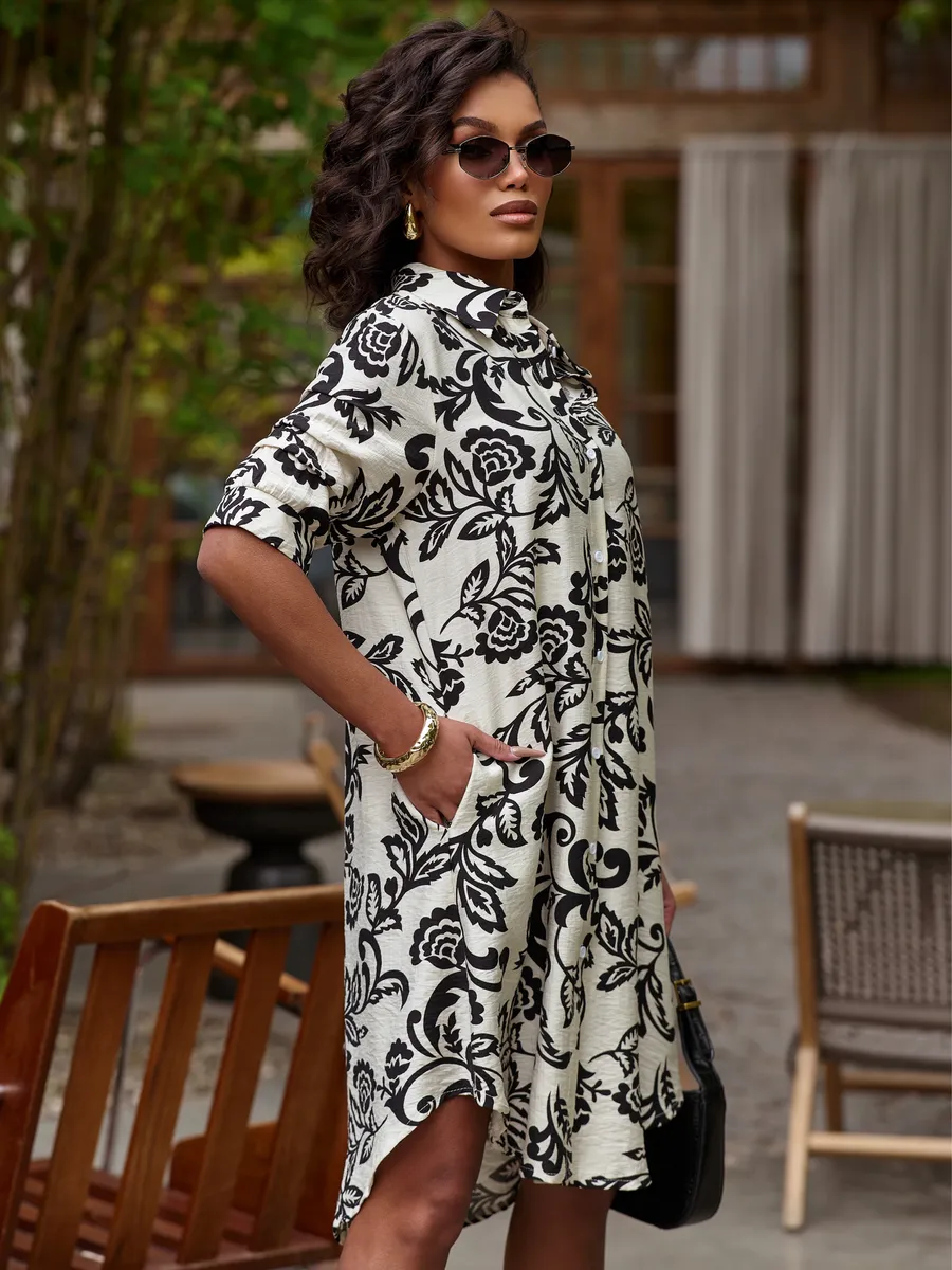 Черное платье летнее