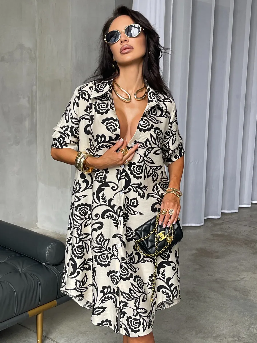 Черное платье летнее