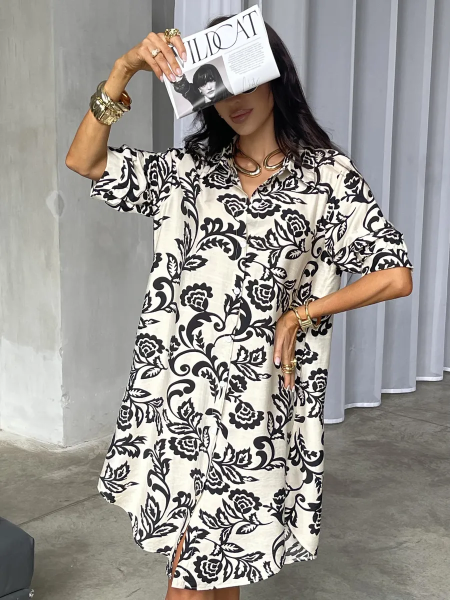 Черное платье летнее