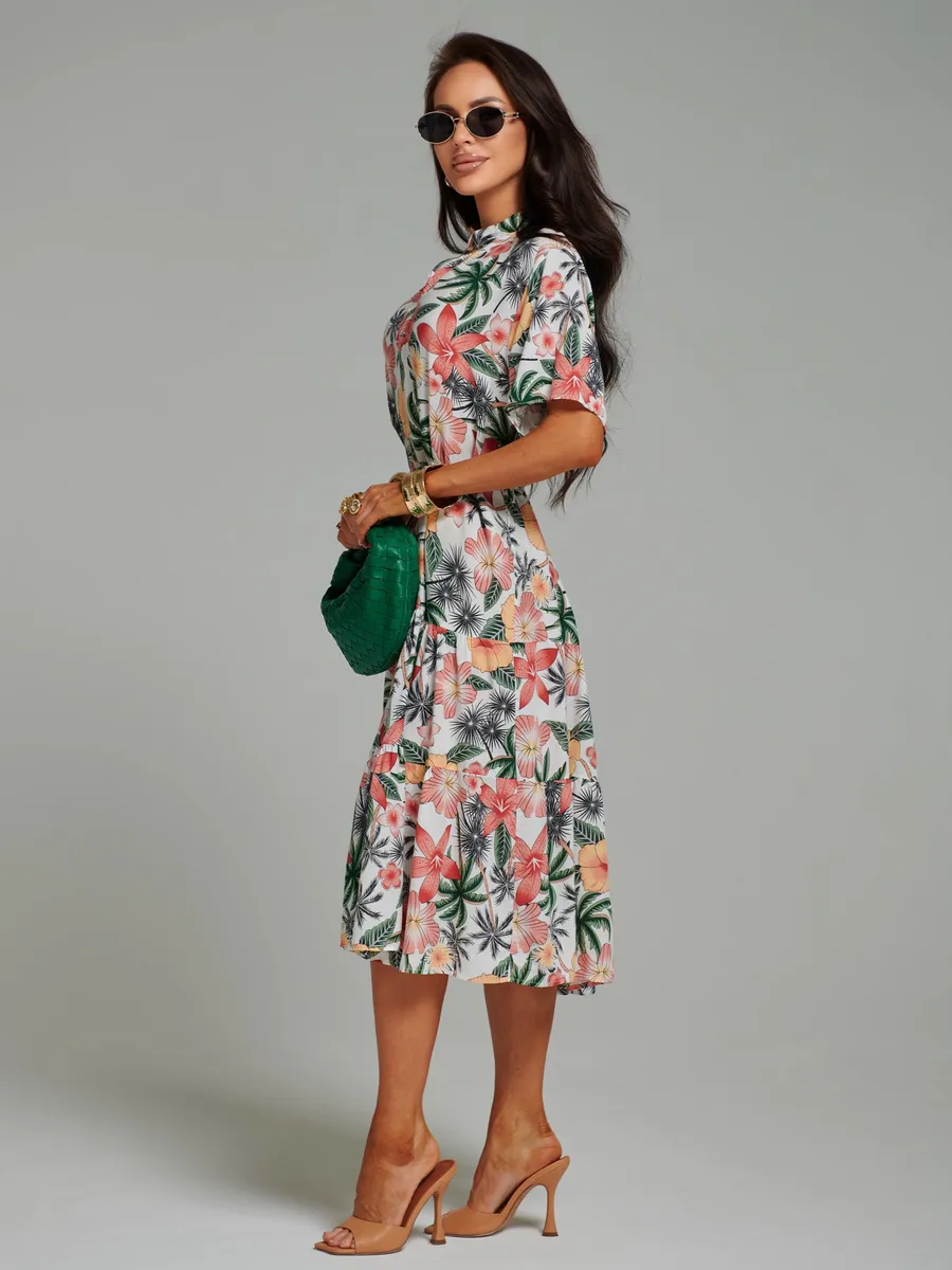 Белое платье летнее