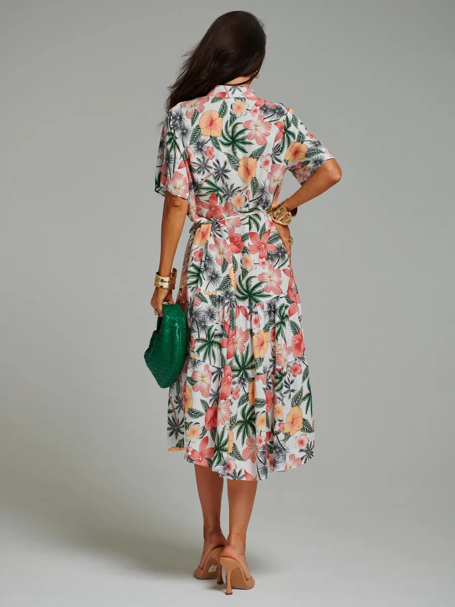 Белое платье летнее