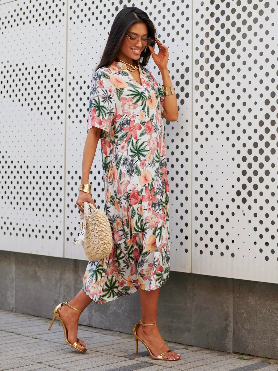 Белое платье летнее