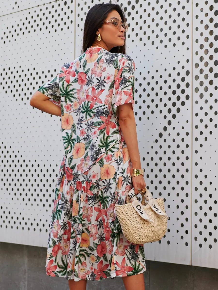 Белое платье летнее