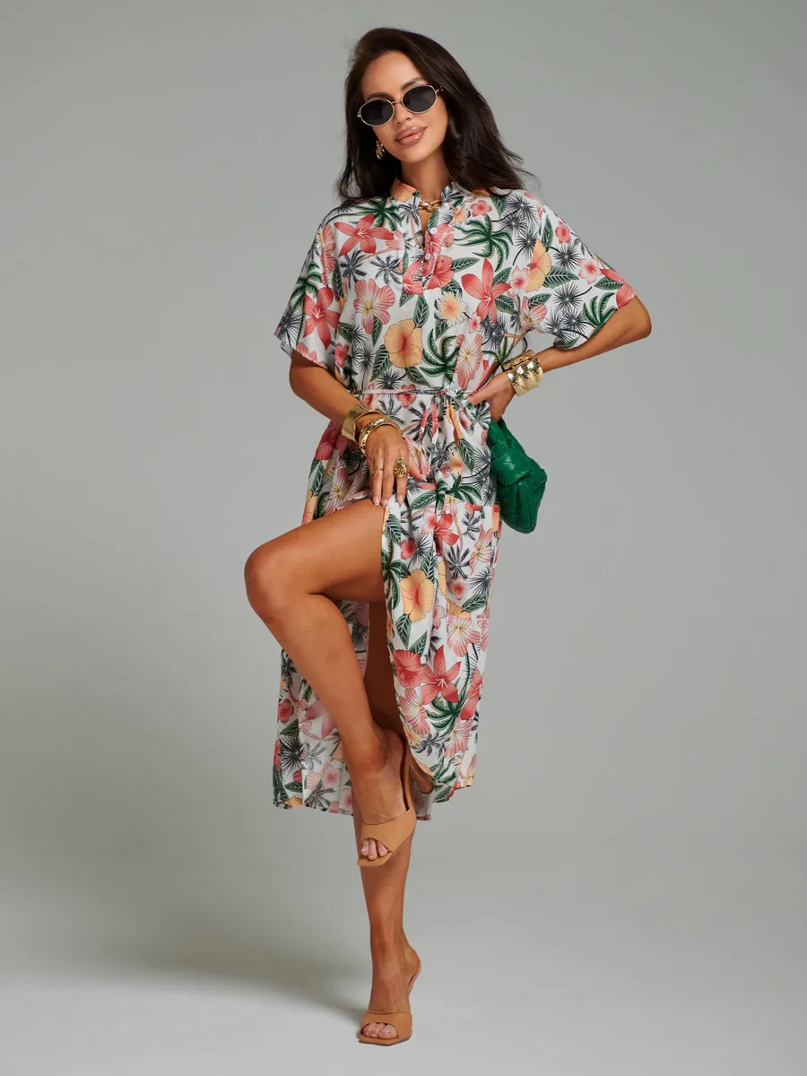 Белое платье летнее