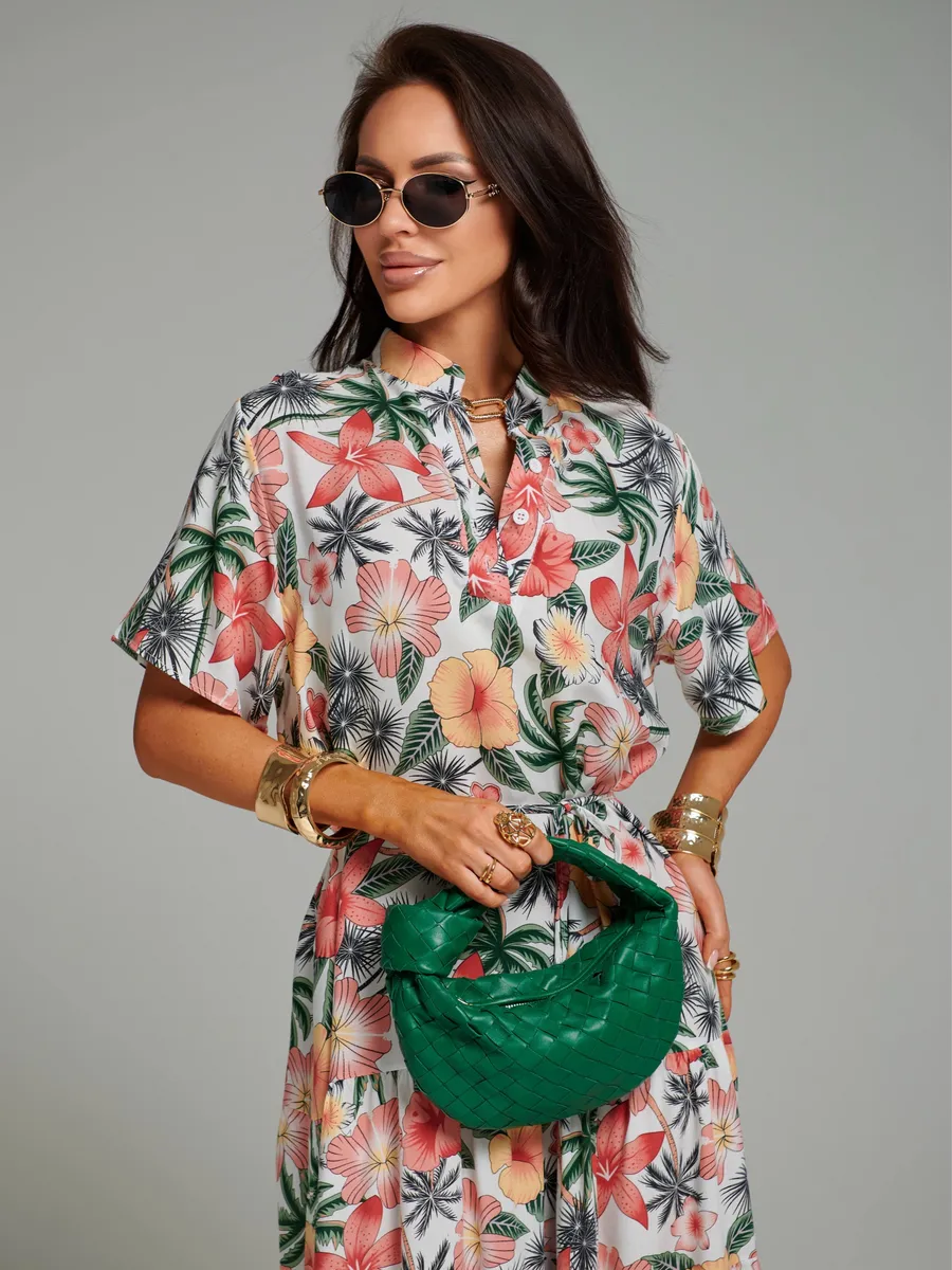 Белое платье летнее